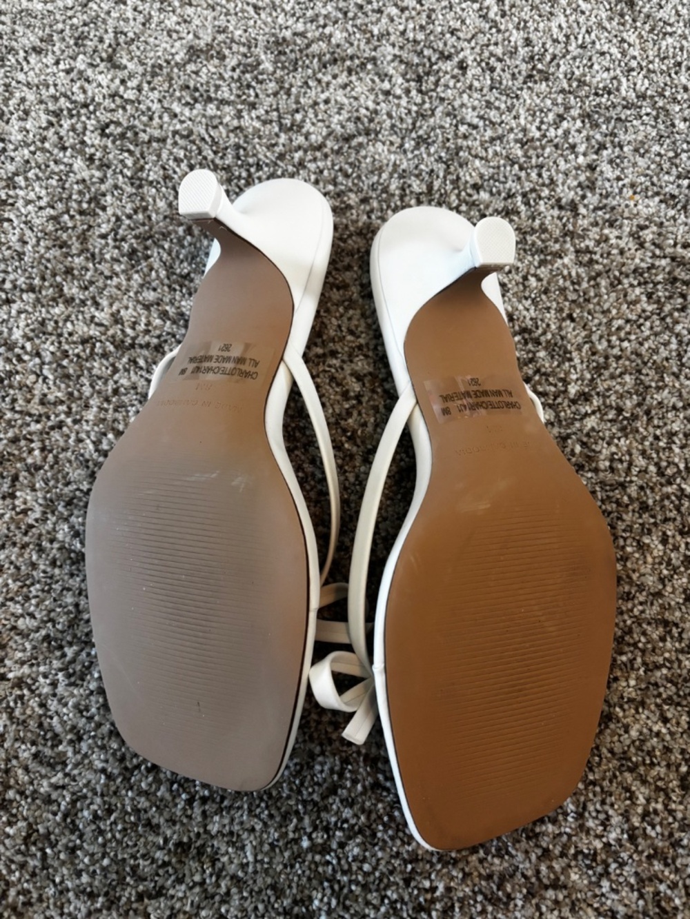Madden Girl White Bow Toe-Loop Sandals - Picture 3 of 3